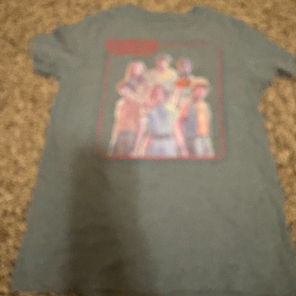 Stranger Things Graphic T Shirt Small 6-7 Old Navy Short Sleeve Gray Cotton